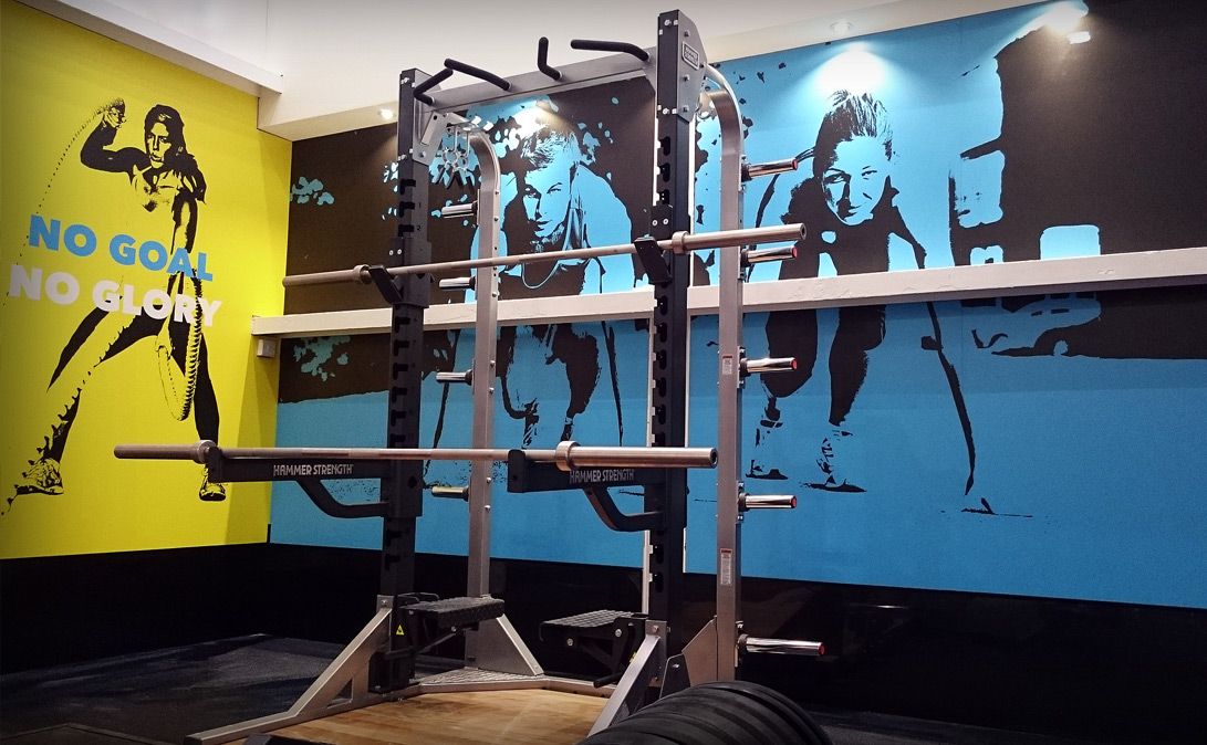 Floor & wall graphics for gyms and health clubs - Chromatics